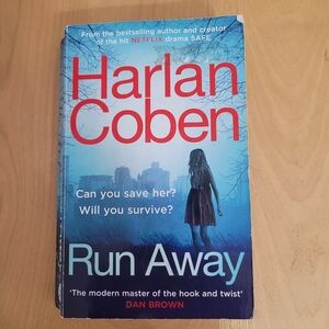 2 FOR 💲1️⃣ Harlan Coben Run Away Paperback Crime Thriller Mystery Novel